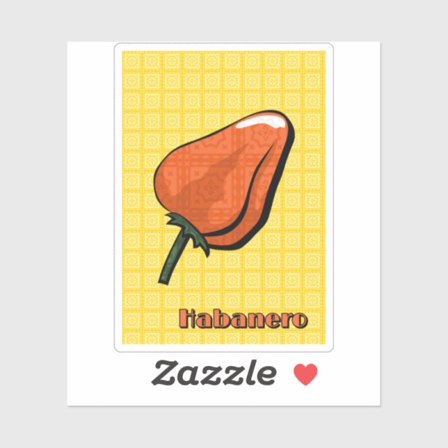Habanero Chili Pepper (Sheet)