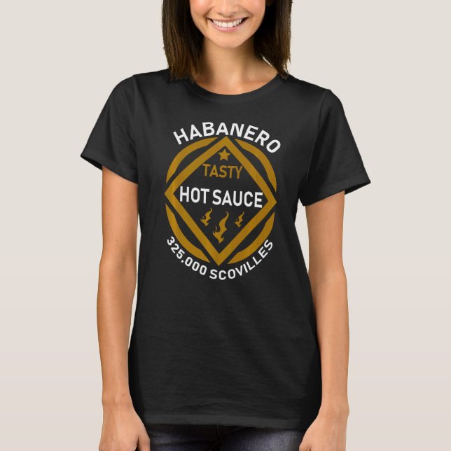 Habanero Hot Chili Sauce  Halloween Costume T-Shirt (Front)