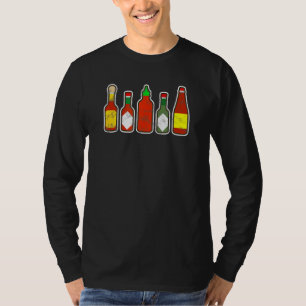 Habanero Hot Sauce Foodie Spicy Hot Ghost Chili Pe T-Shirt