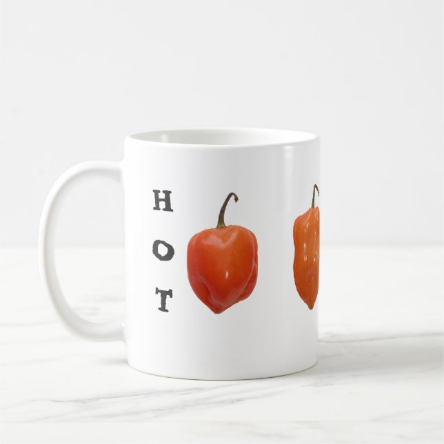 Habanero Peppers Coffee Mug (Left)