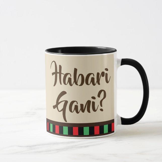Habari Gani - Kwanzaa items | Mug (Right)