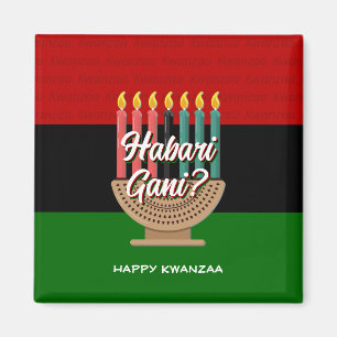 HABARI GANI Kwanzaa Magnet