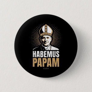 Habemus Papam 2025 Pope Election Rome Vatican Anno 2 Inch Round Button