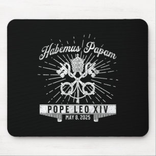 Habemus Papam Catholic Church New Pope Leo Xiv Mouse Pad