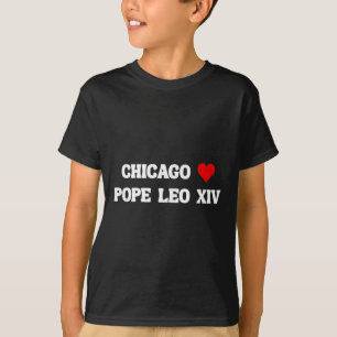 Habemus Papam Election 2025 Chicago Love Heart Pop T-Shirt