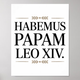 Habemus Papam Leo Xiv. Pope 1  Poster