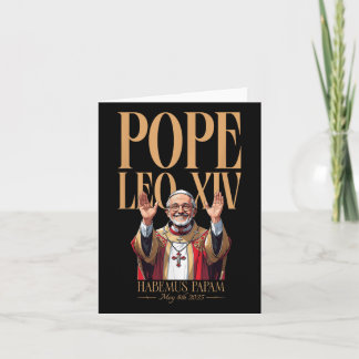 Habemus Papam New Pope Leo Xiv 14  Card