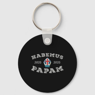 Habemus Papam Pope Election 2025 Leon Xiv Keychain