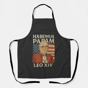 Habemus papam Pope Leo XIV Christian Church Apron