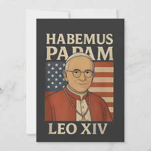 Habemus papam Pope Leo XIV Christian Church  Invitation