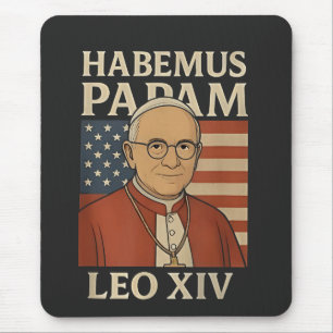 Habemus papam Pope Leo XIV Christian Church Mouse Pad