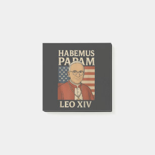 Habemus papam Pope Leo XIV Christian Church  Post-it Notes