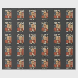 Habemus papam Pope Leo XIV Christian Church  Wrapping Paper