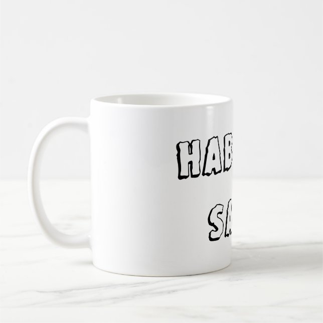 Habemus salsa coffee mug (Left)