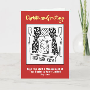 Haberdashery ou ameublement doux Carte de Noël