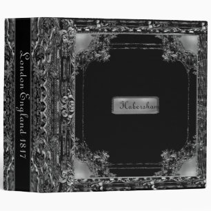 Habersham Onyx2  PersonalizedMonogram Binder