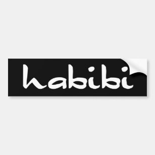 habibi bumper sticker