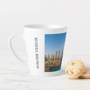 Habibi Come To Dubai Travel Souvenir Personalised Latte Mug