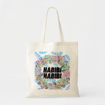 Habibi - sac fourre-tout double face personnalisé