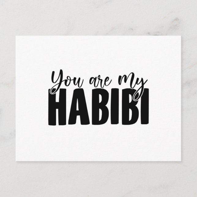 Habibis | Yallah Habibo Arabic Gift Idea Postcard (Front)