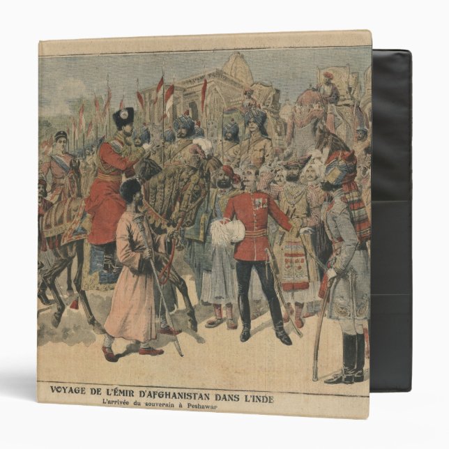 Habibullah Kahn  Emir of Afghanistan Binder (Front/Inside)