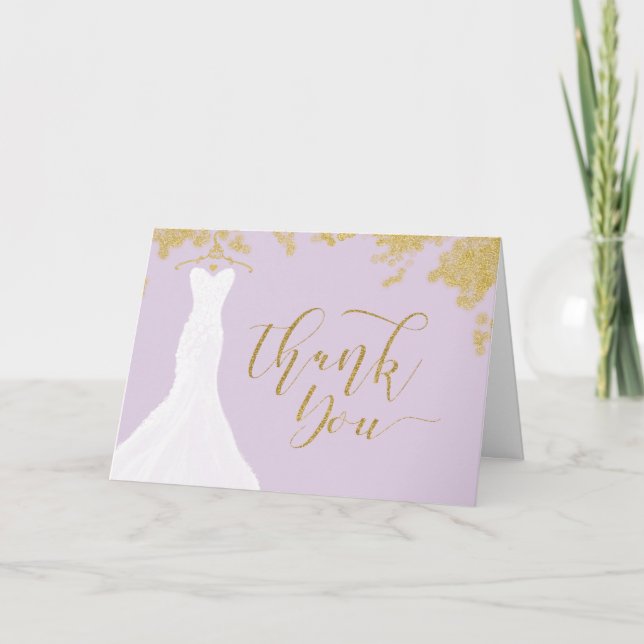 Habille Mariage blanc Lavande & Or Merci (Devant)