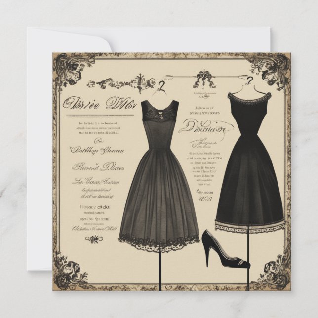 Habillé pour impressionner : La carte LBD (Devant)