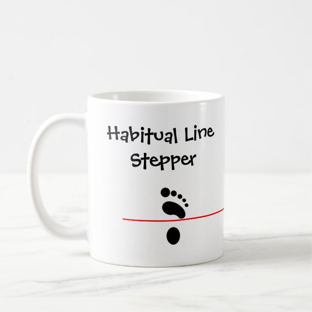 Habitual Line Stepper Coffee Mug (Left)
