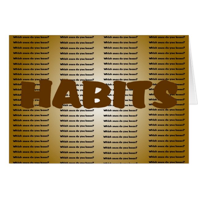 Habitudes (Devant horizontal)
