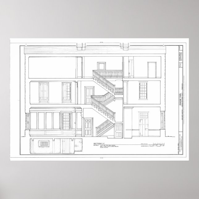 HABS Cross Section I Poster (Front)