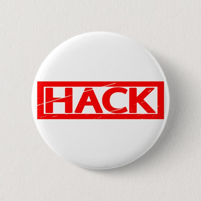 Hack Stamp 2 Inch Round Button (Front)