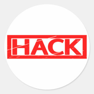 Hack Stamp Classic Round Sticker