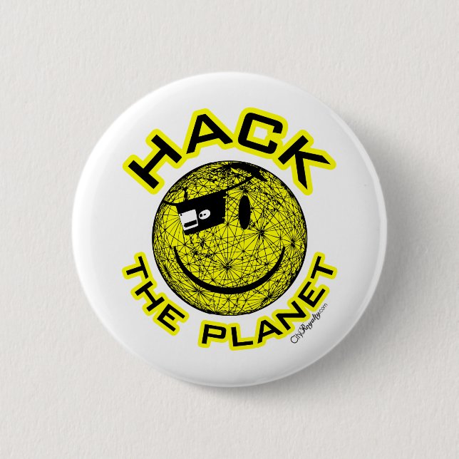 Hack the Planet 2 Inch Round Button (Front)