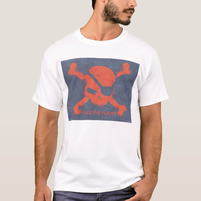 Hack The Planet PopArt2 T-Shirt (Front)