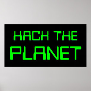 hack the planet poster