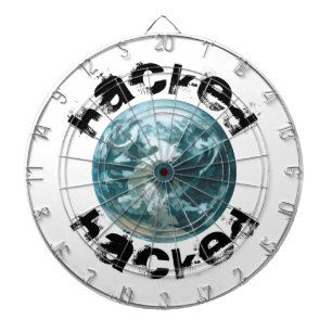 Hacked Planet Earth Dartboard