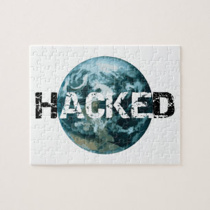 Hacked Planet Earth Jigsaw Puzzle
