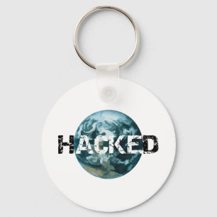 Hacked Planet Earth Keychain