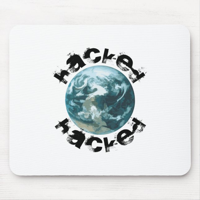 Hacked Planet Earth Mouse Pad (Front)