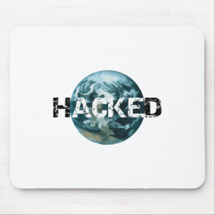 Hacked Planet Earth Mouse Pad