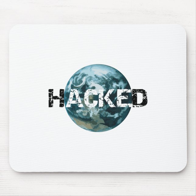 Hacked Planet Earth Mouse Pad (Front)