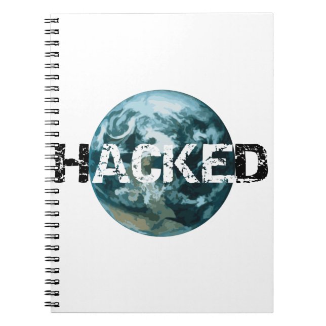 Hacked Planet Earth Notebook (Front)