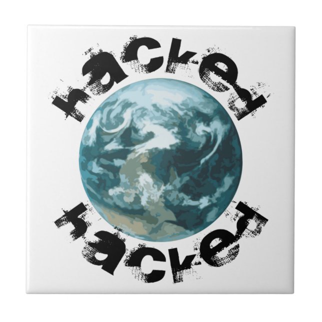 Hacked Planet Earth Tile (Front)