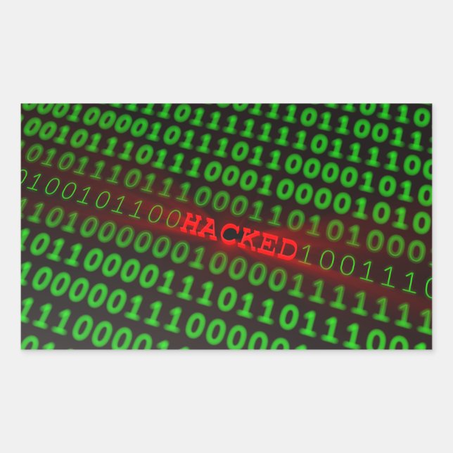 Hacked Sticker (Front)