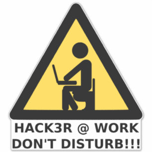 Hacker at work