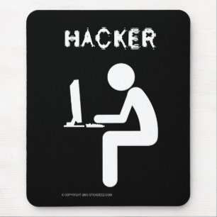 Hacker-colour Mouse Pad
