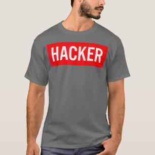 HACKER Cyber Security Engineer IT System T-Shirt