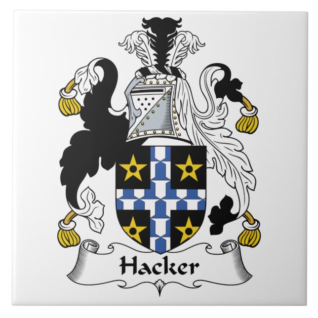 Hacker Family Crest Tile (Front)