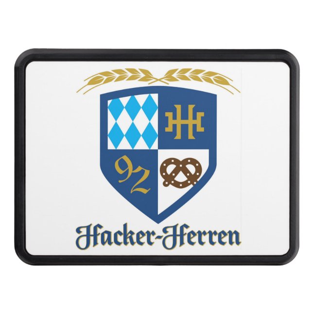 Hacker Herren Trailer Hitch Trailer Hitch Cover (Front)