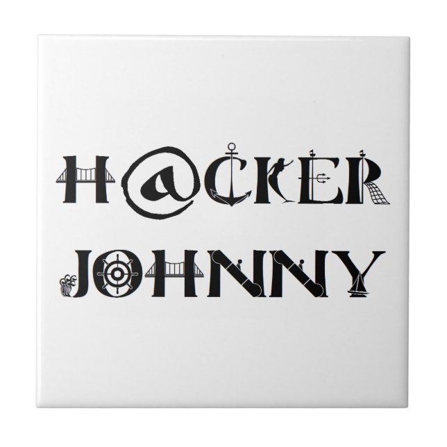 hacker johnny tile (Front)